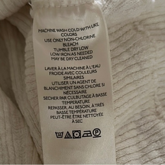 Free People. We The Free Ivory Textured Knit‎ Top - Picture 4 of 7